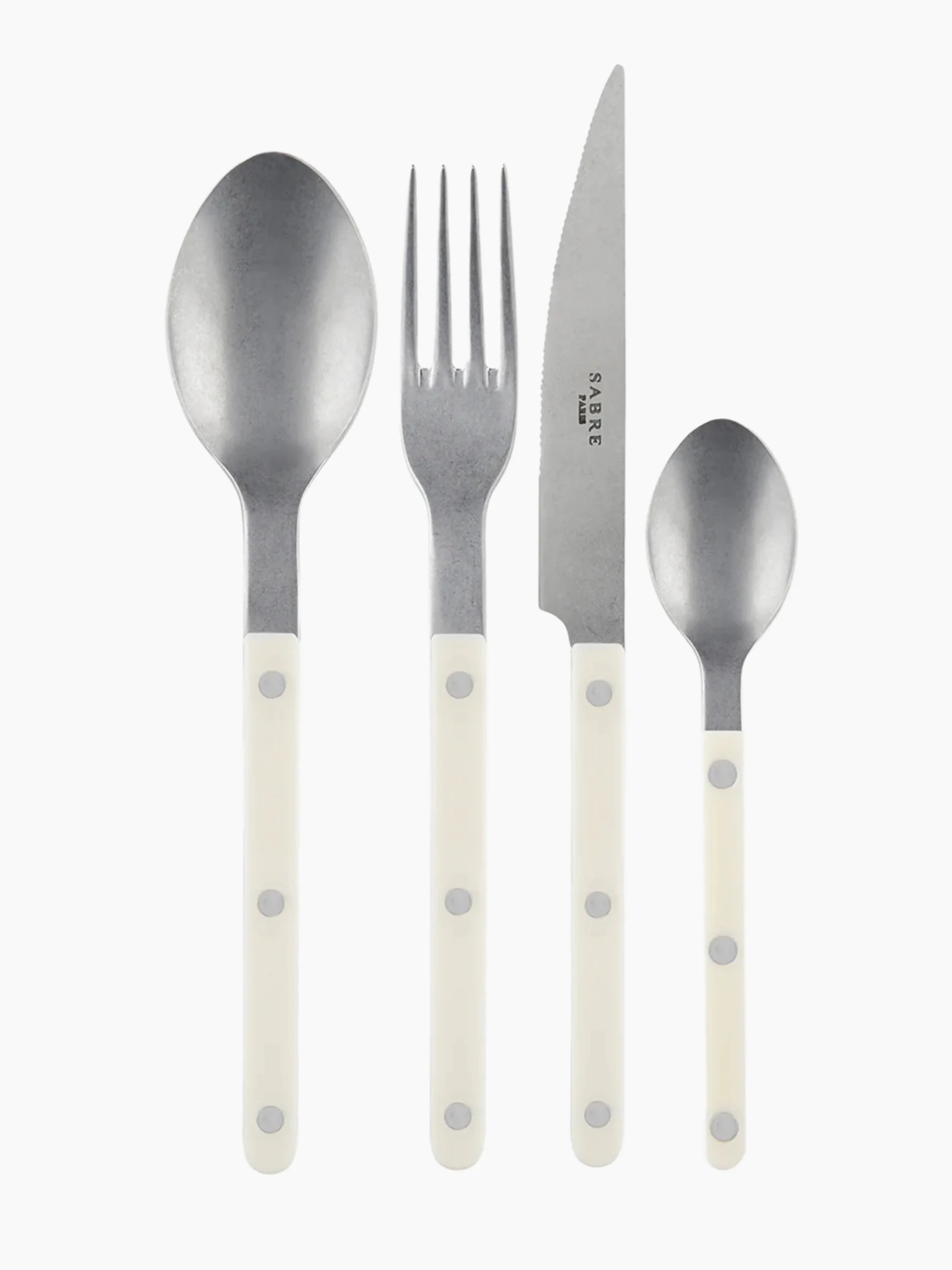 Bistrot Vintage Flatware Collection | Ivory