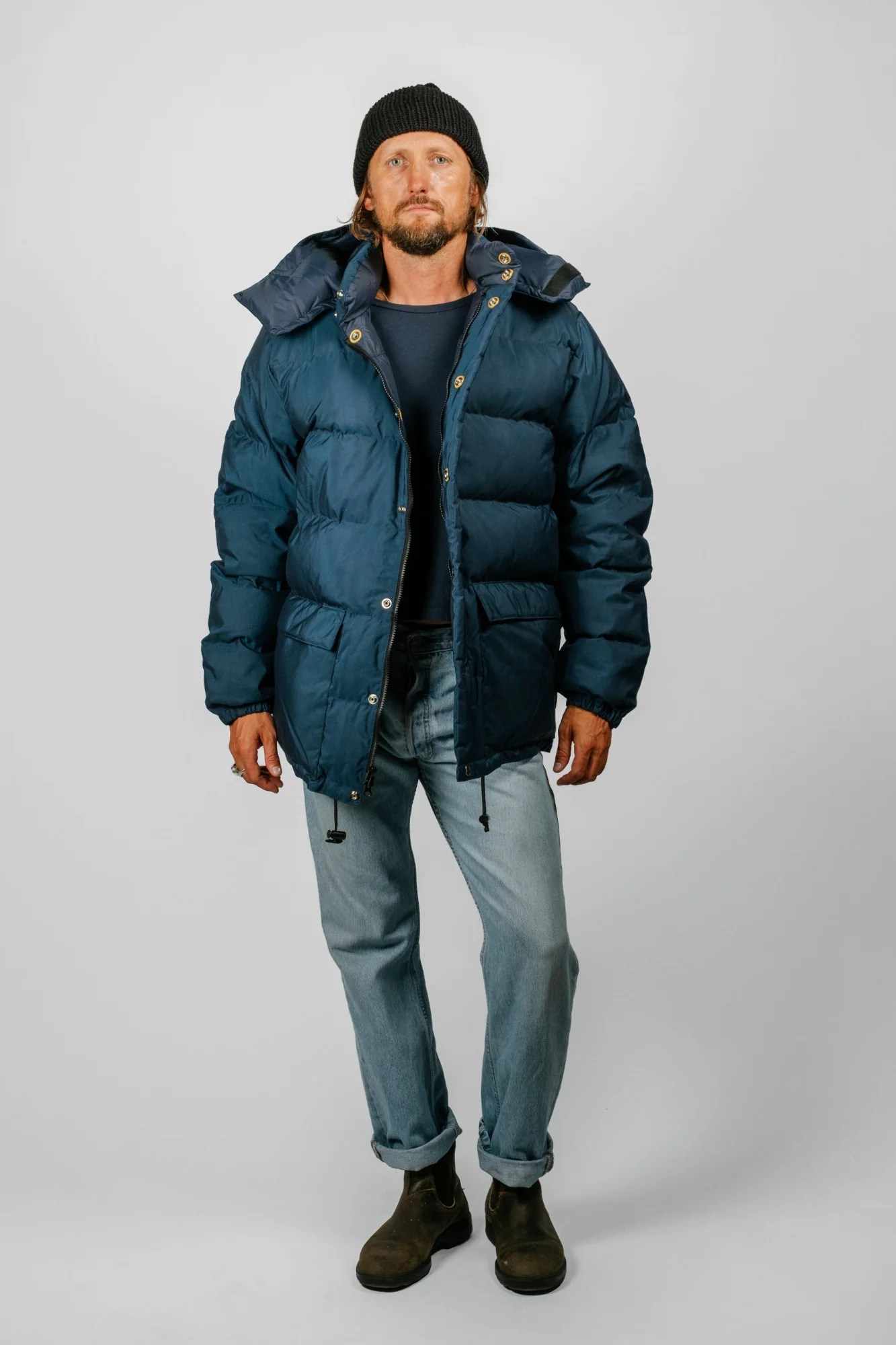 Classico Down Parka | Navy - Image 14