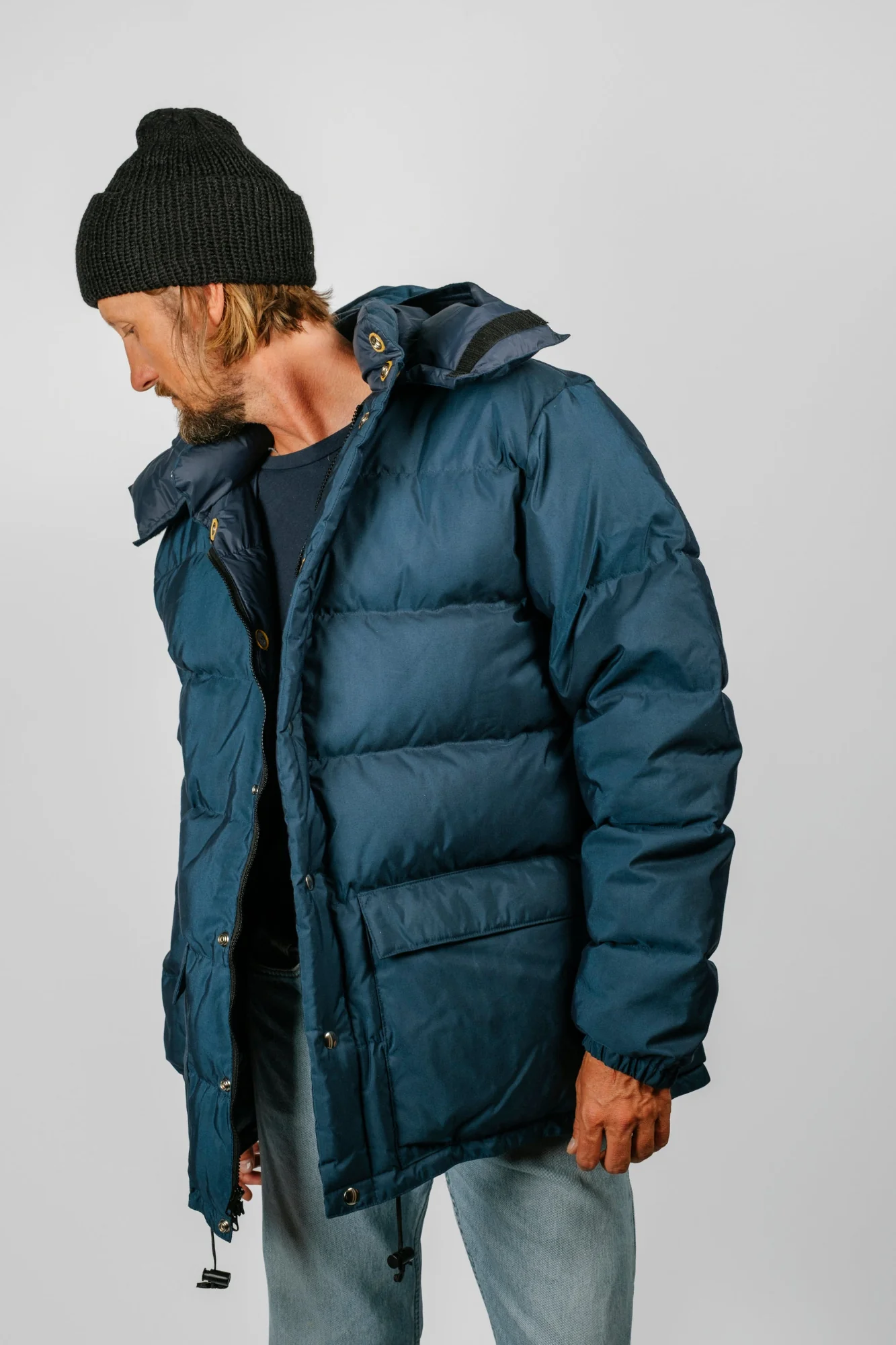 Classico Down Parka | Navy - Image 15