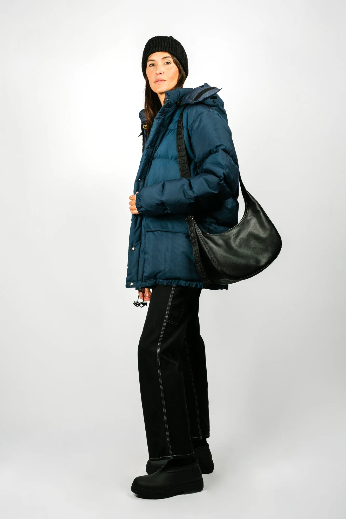 Classico Down Parka | Navy - Image 3