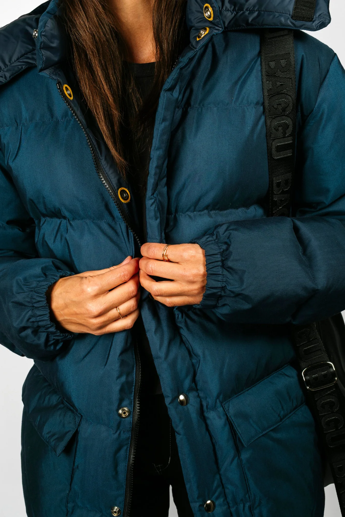 Classico Down Parka | Navy - Image 6