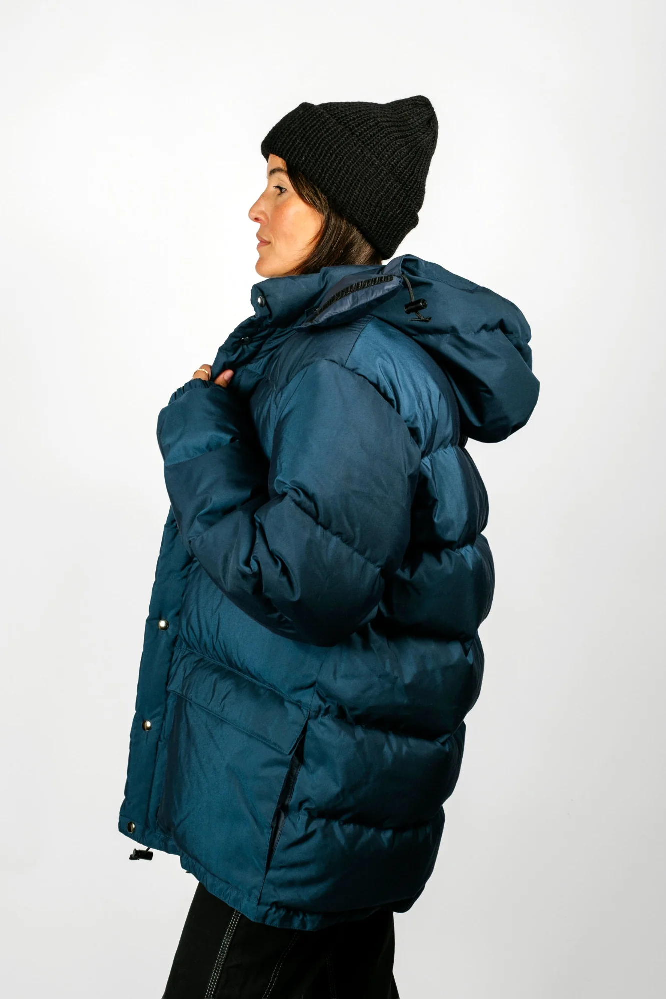 Classico Down Parka | Navy - Image 7