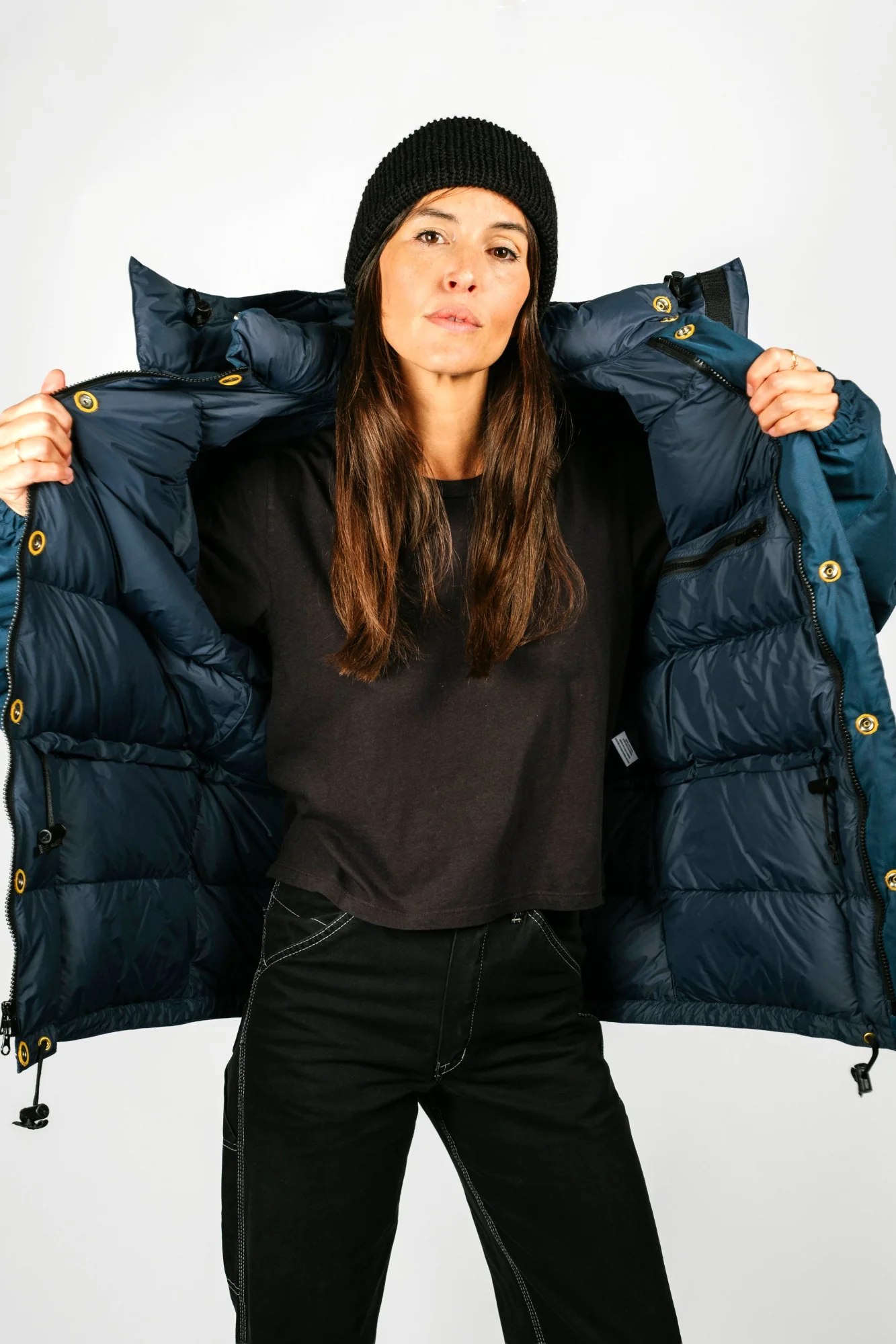 Classico Down Parka | Navy - Image 8