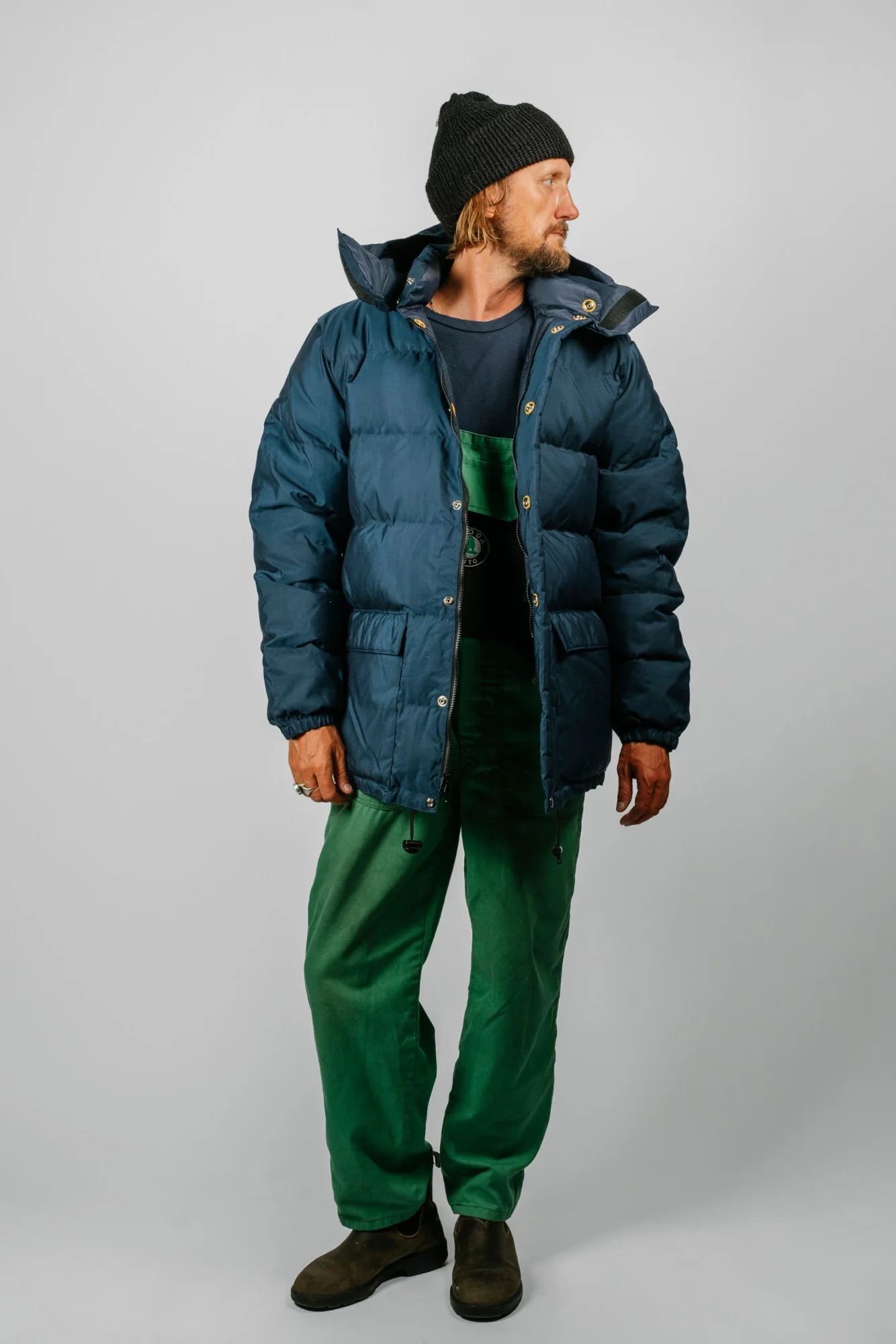Classico Down Parka | Navy - Image 9