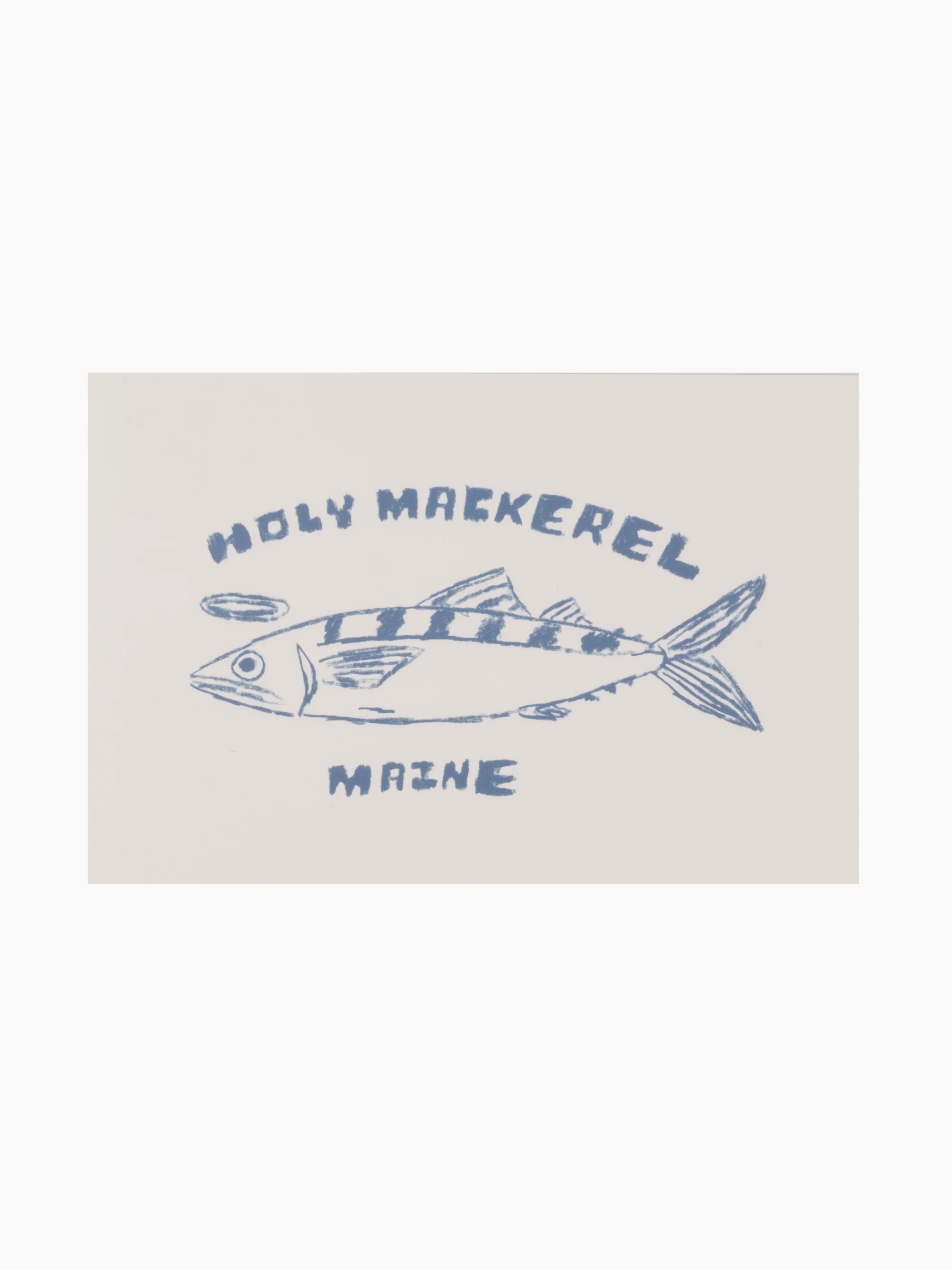 Holy Mackerel Postcard