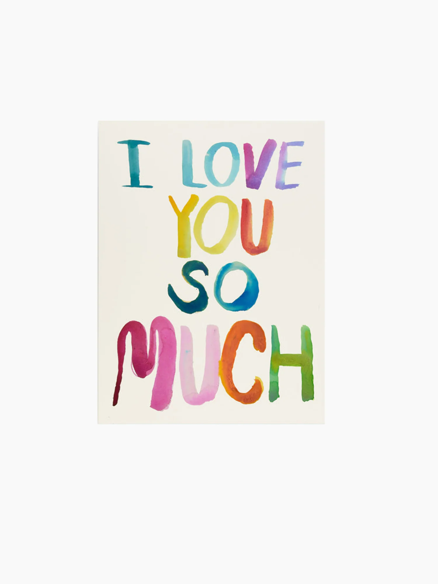 I Love You So Much Card