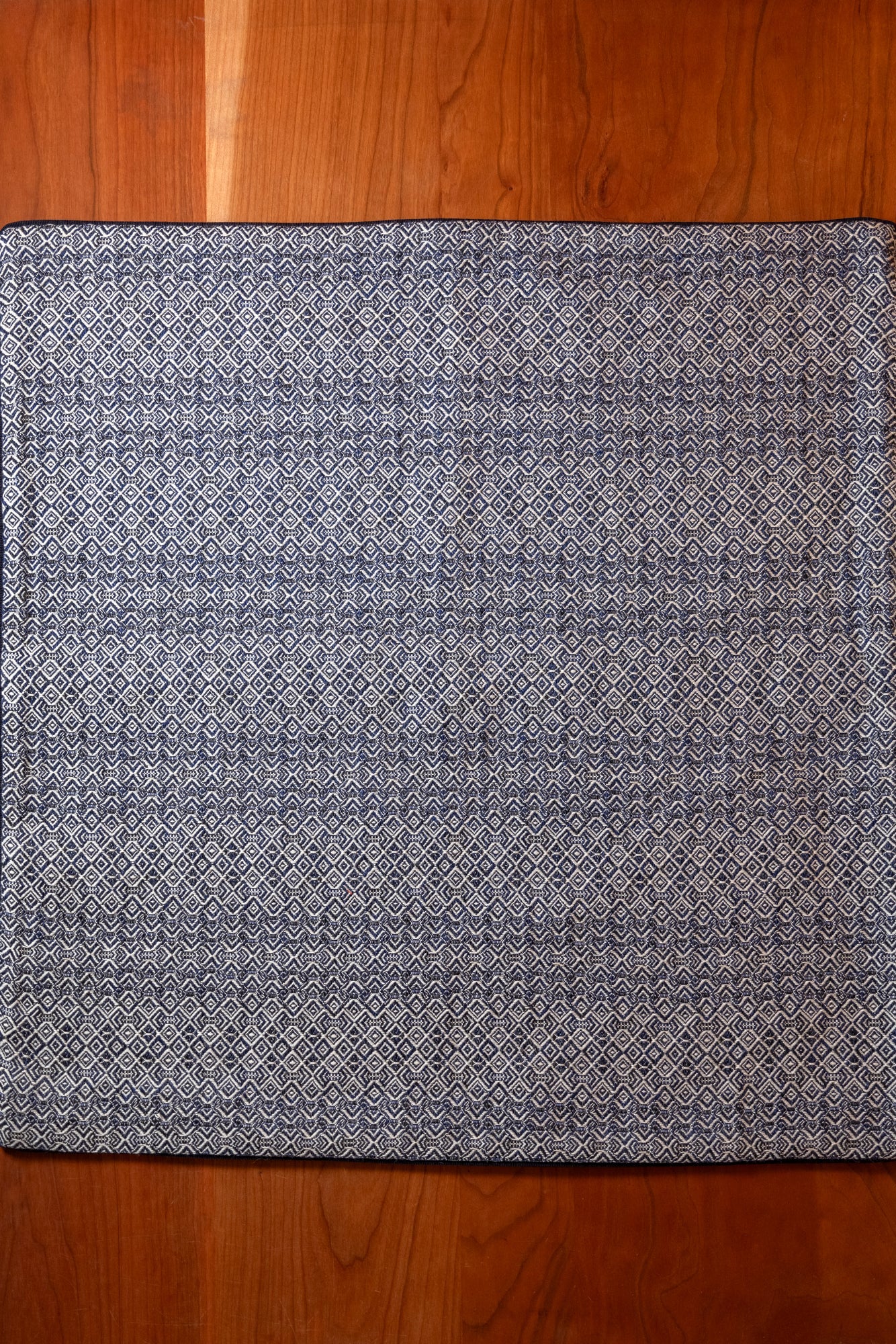 Intreccio Cushion Cover in Eclisse Blue - Image 4