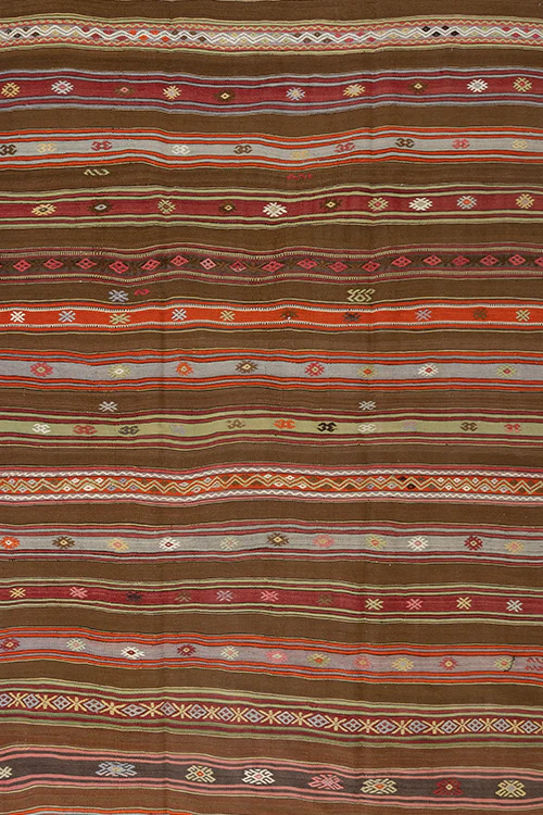 Antique Kilim Flatweave Rug - Image 3
