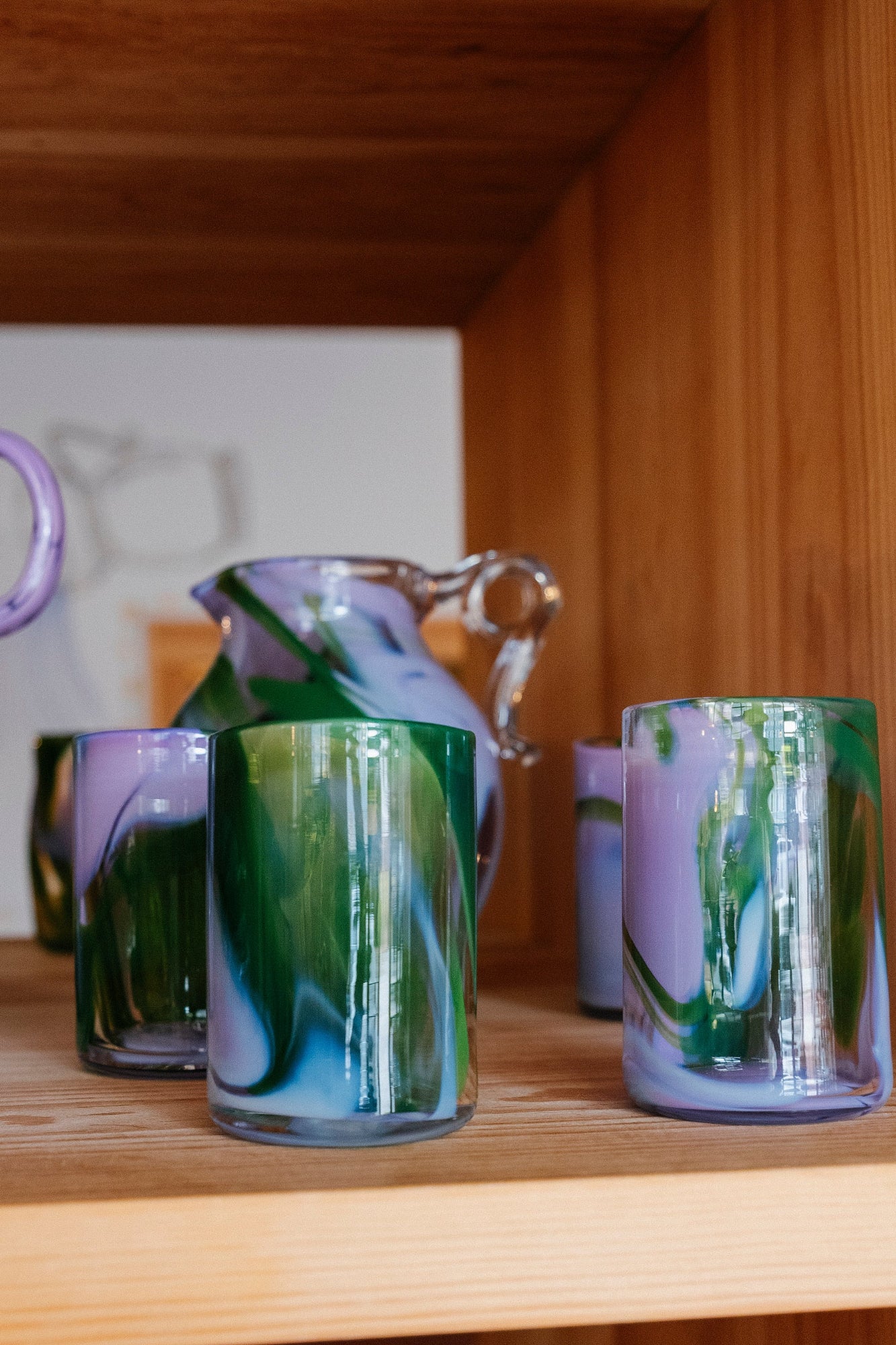 Hand Dyed Glass | 3 Colors - Image 6