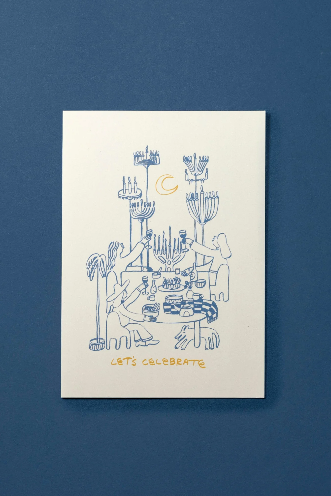 Let’s Celebrate Menorah Card - Image 2