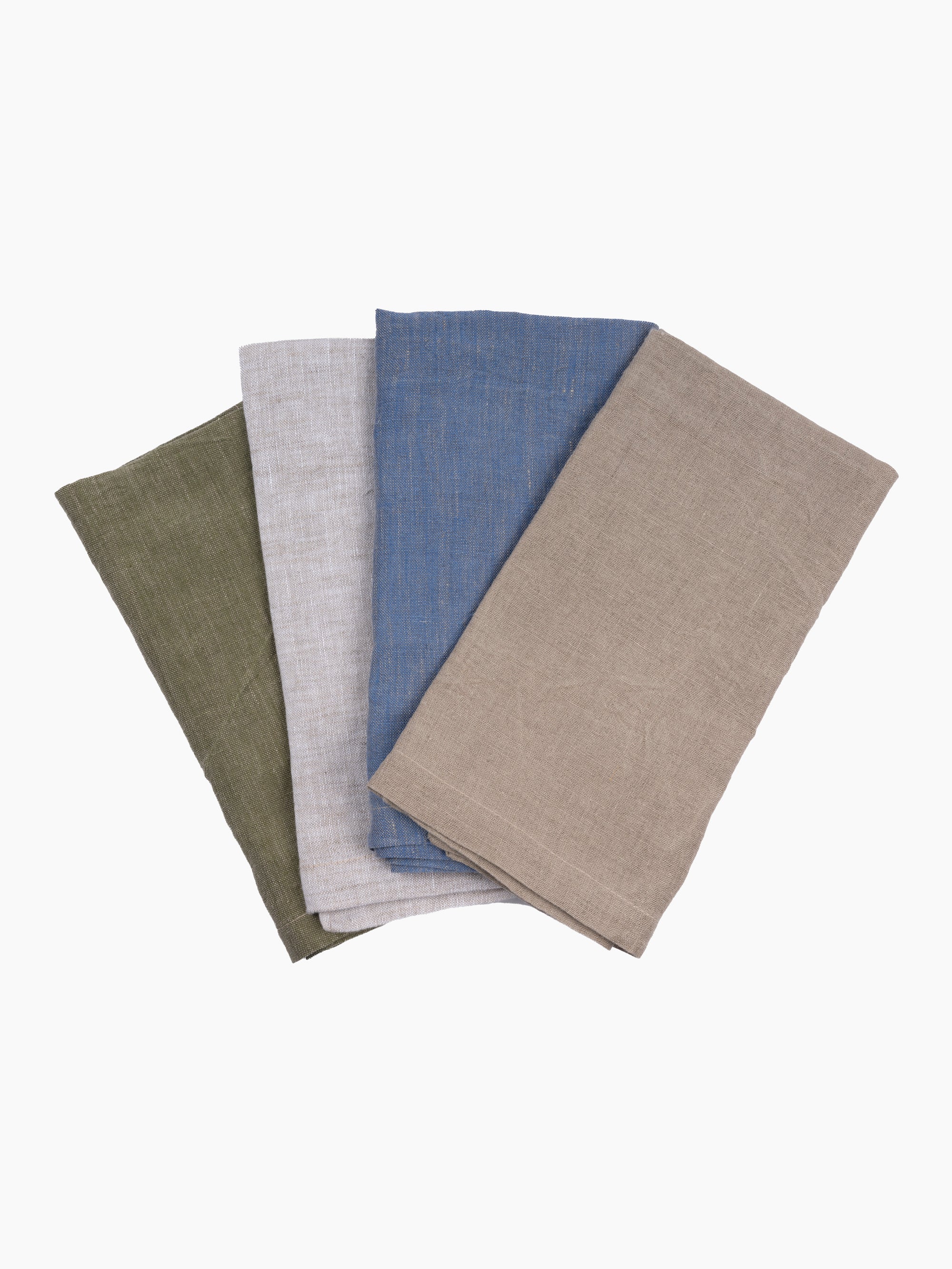 Italian Linen Tea Towel | Blue - Image 3