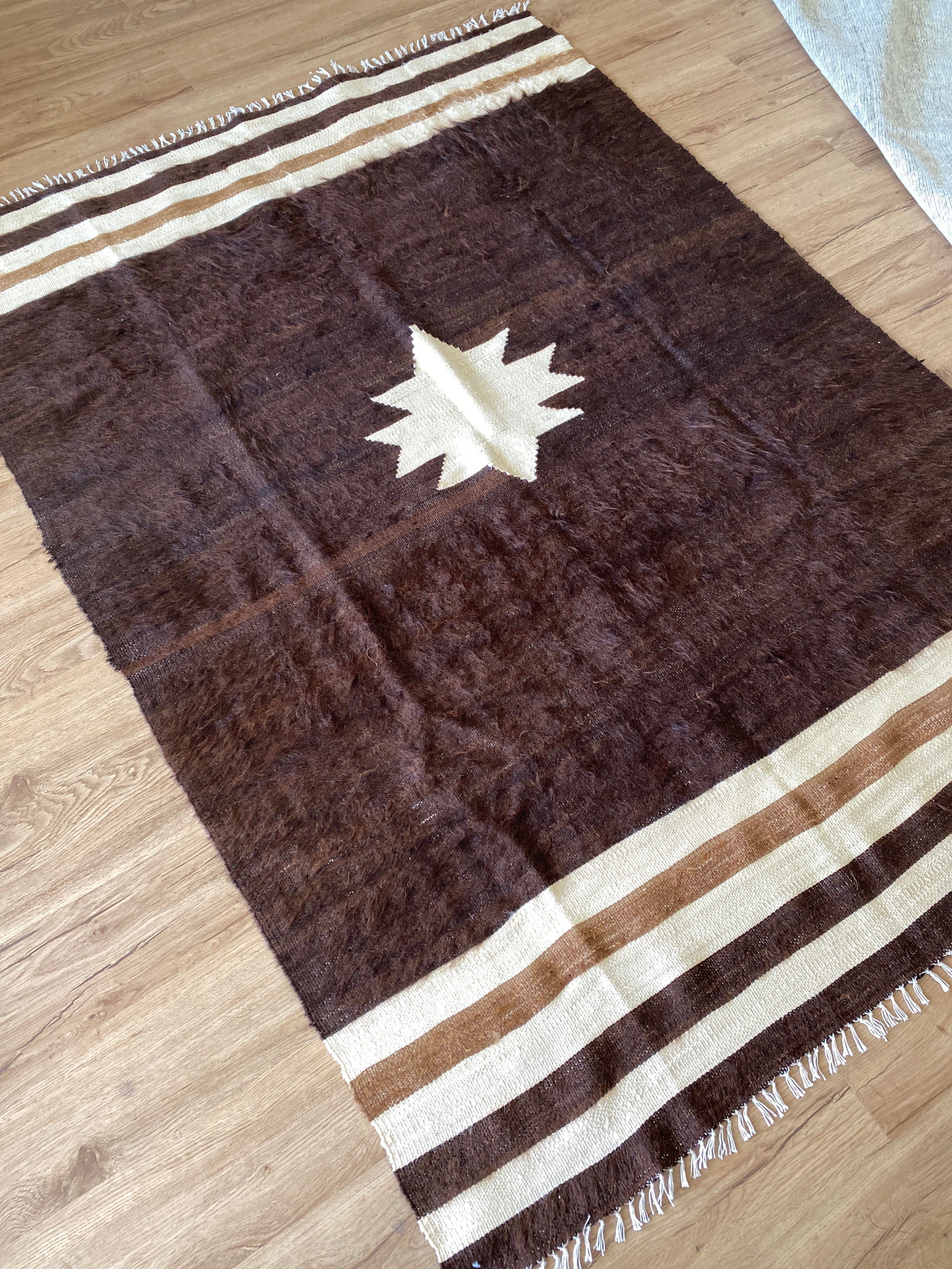 Antique Mohair Rug - Image 6