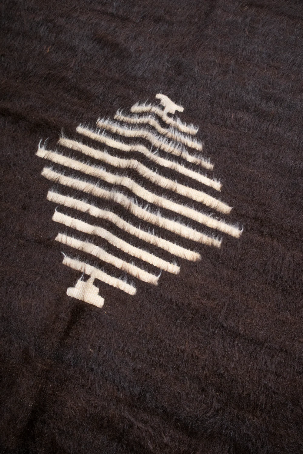 Antique Mohair Rug - Image 4