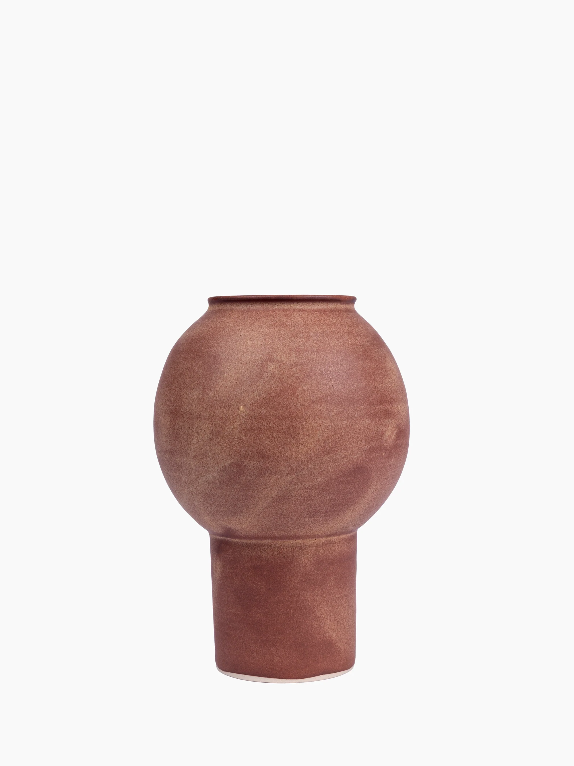 Moon Jar Pedestal Vase | Assorted Sizes + Colors - Image 3