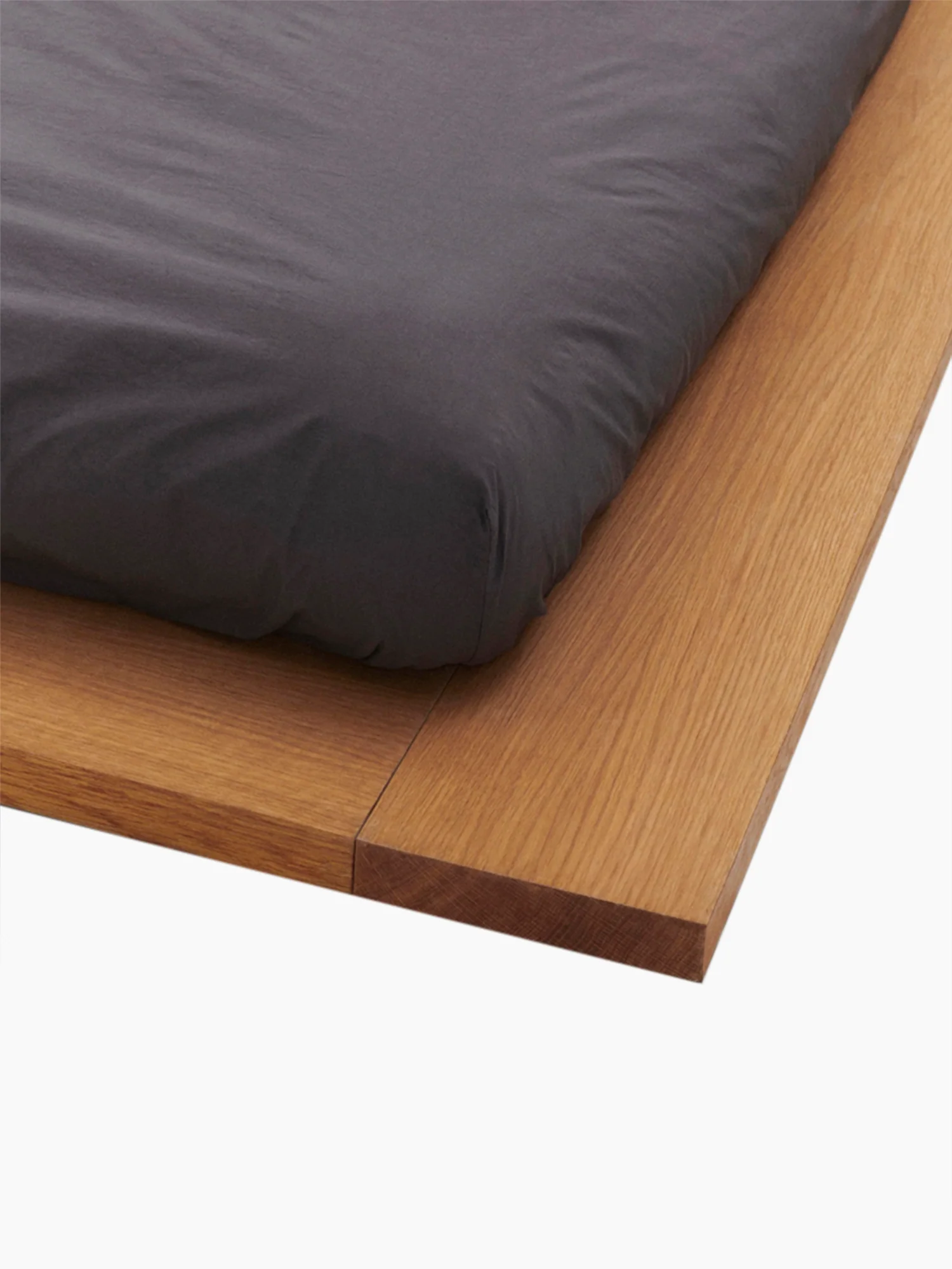 Organic Cotton Percale Bedding | Dark Taupe - Image 4