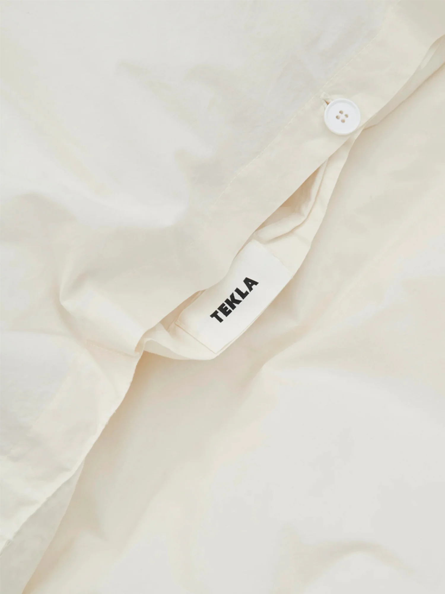 Organic Cotton Percale Bedding | Winter White - Image 5