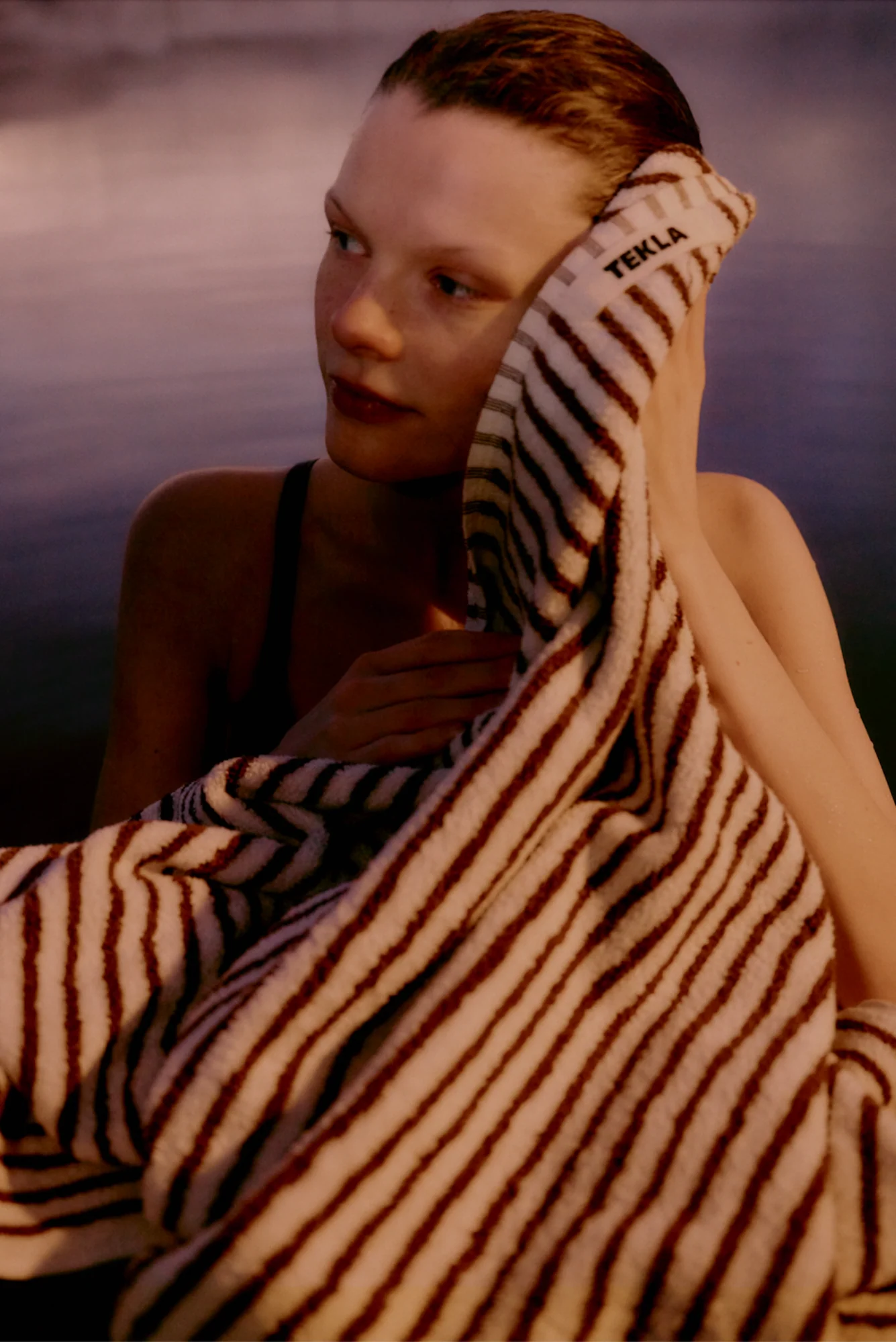 Organic Cotton Striped Towels & Bath Mat | Kodiak - Image 7