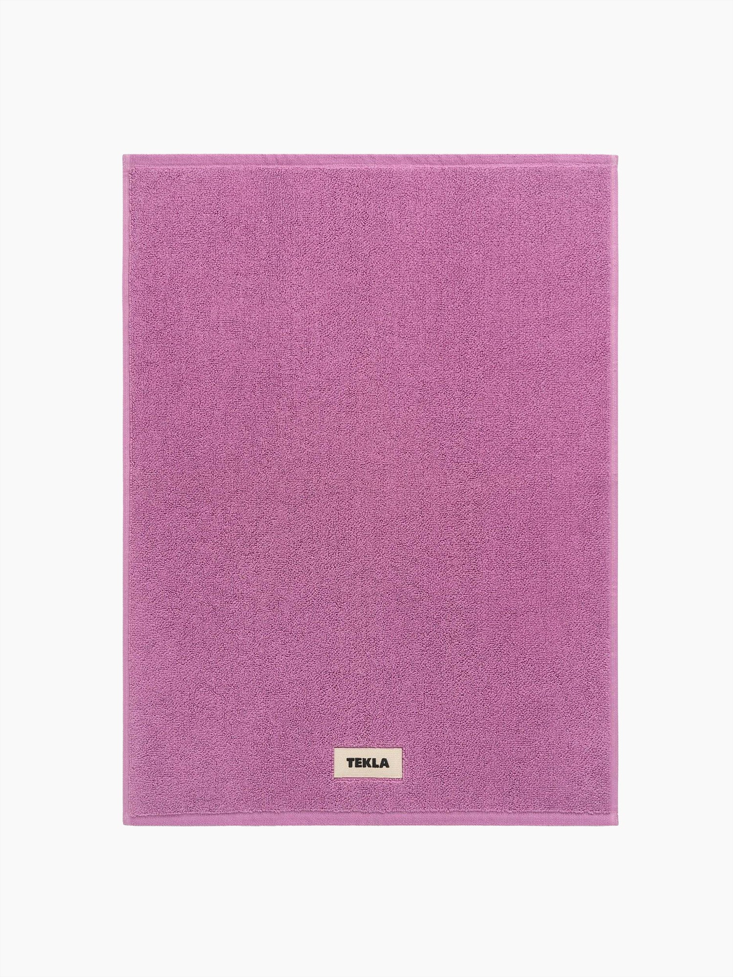 Organic Cotton Towels & Bath Mat | Magenta - Image 7