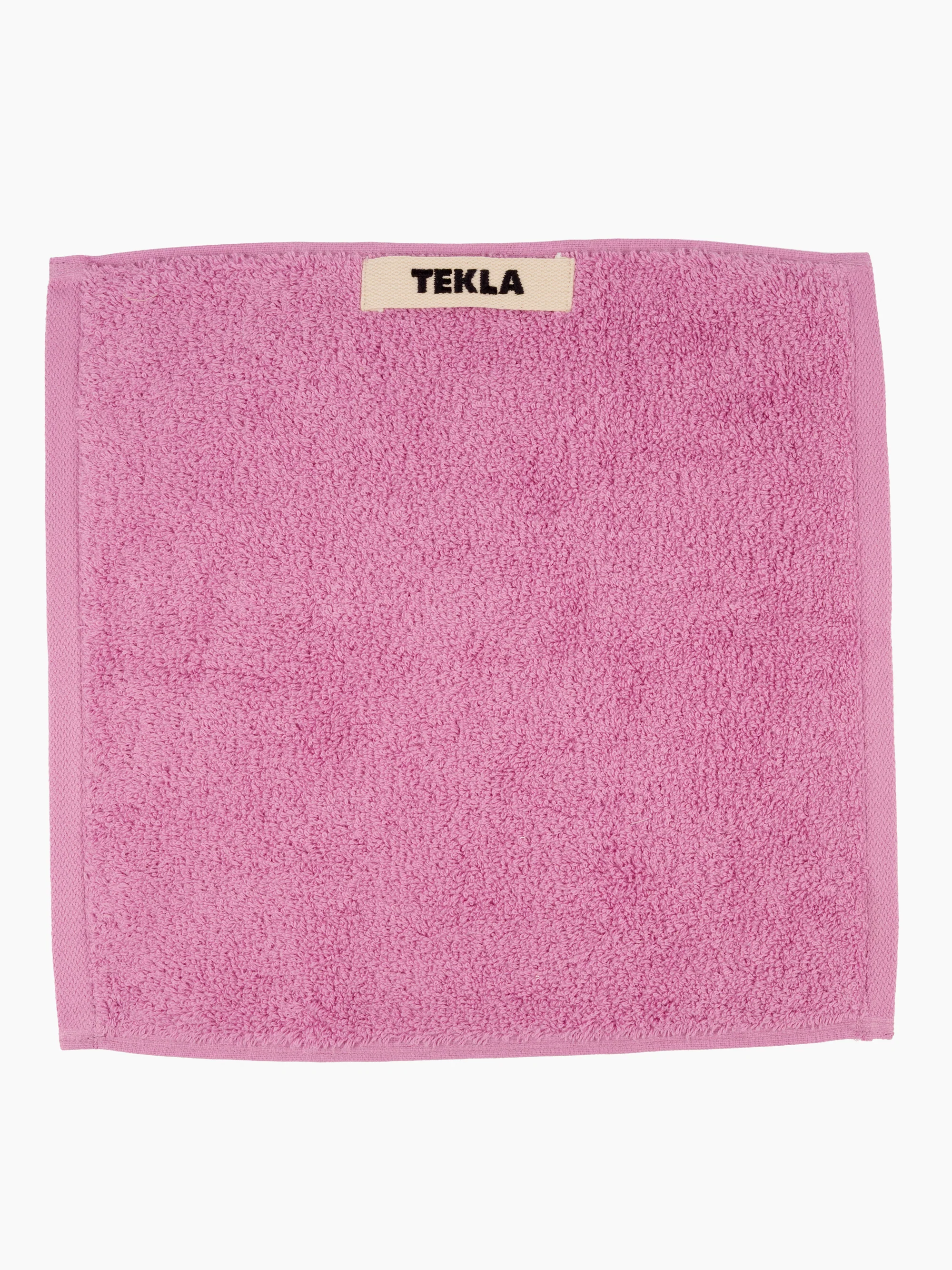 Organic Cotton Towels & Bath Mat | Magenta - Image 9