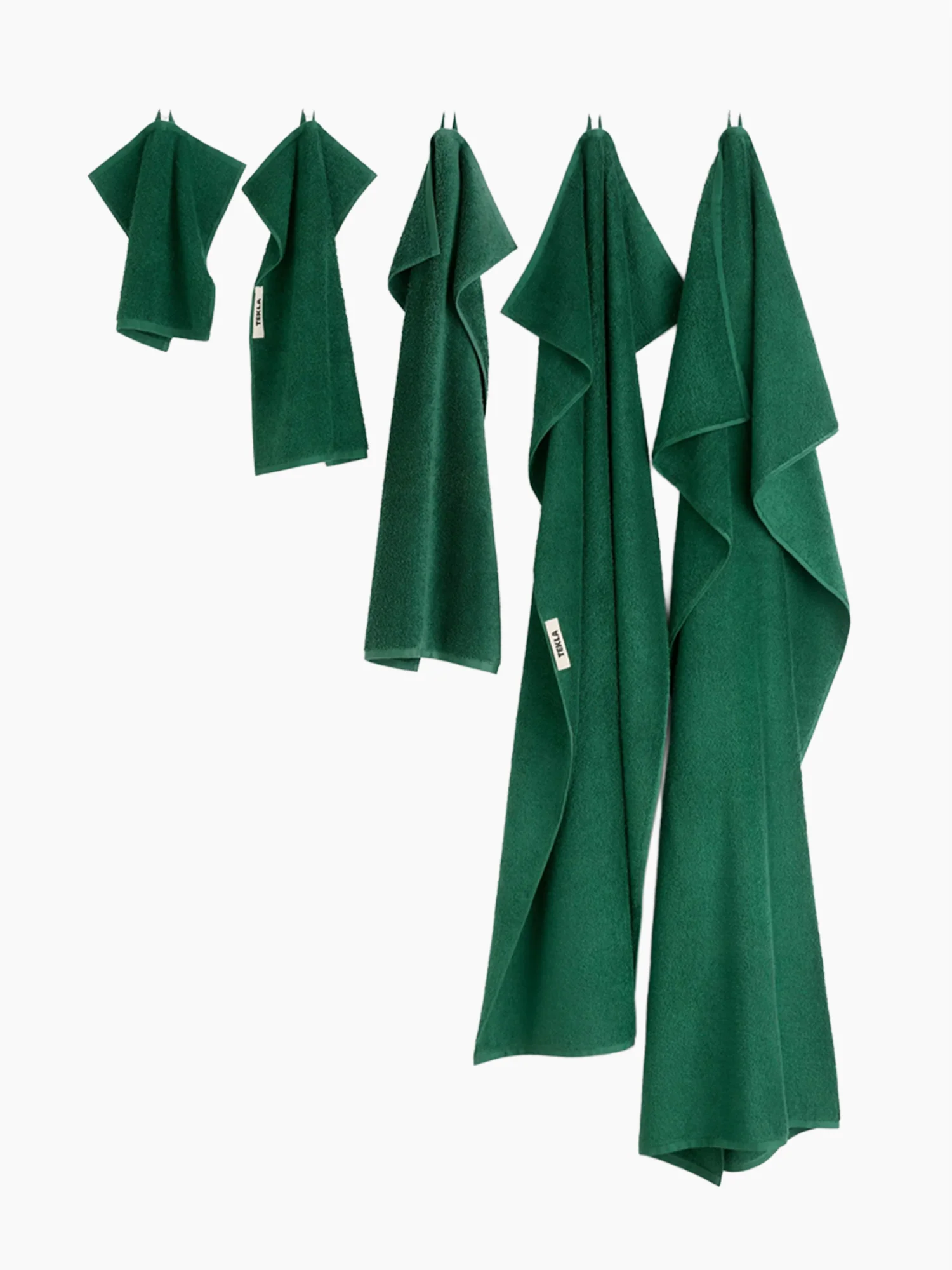 Organic Cotton Towels & Bath Mat | Teal - Image 3