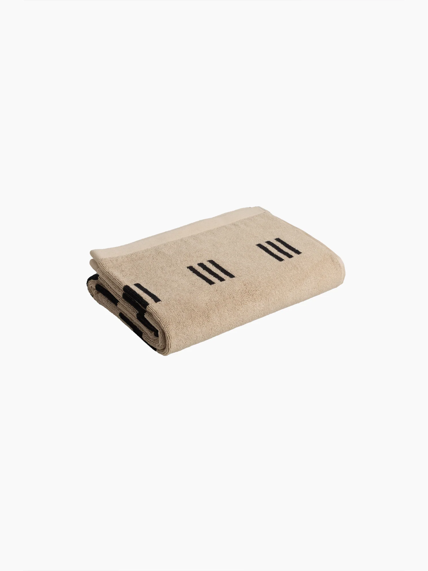 Organic Cotton Weave Towels | Sand & Noir - Image 7