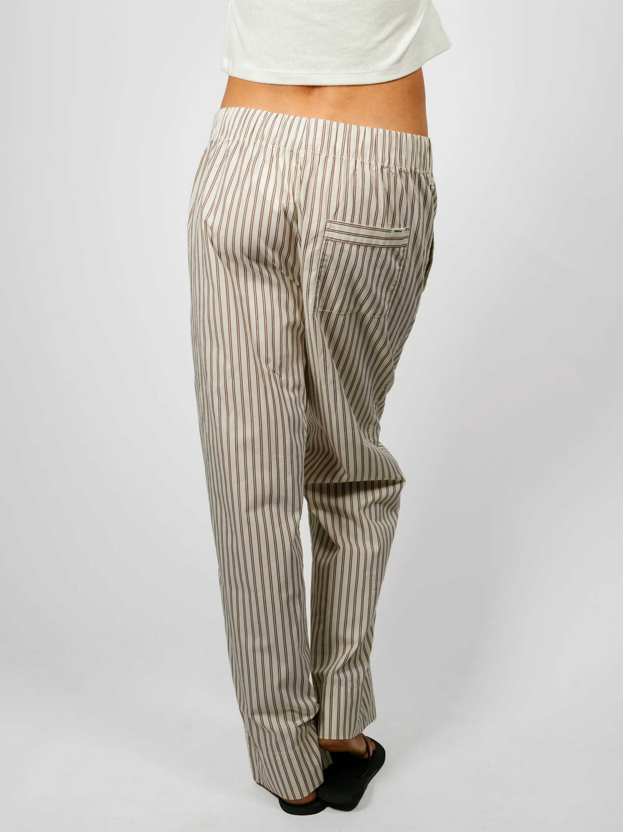 Organic Poplin Striped Sleepwear Pant | Hopper - Image 5