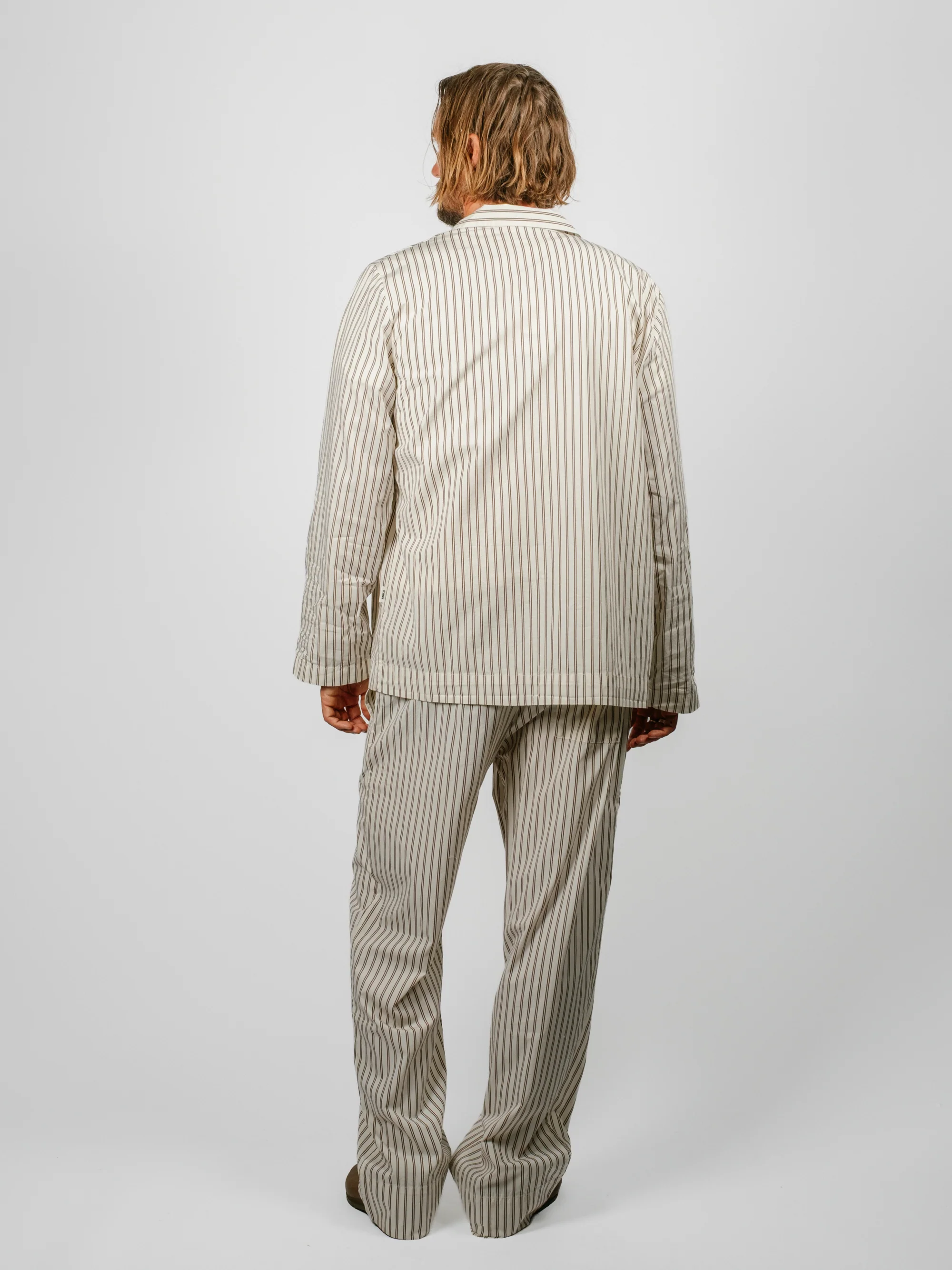 Organic Poplin Striped Sleepwear Pant | Hopper - Image 8