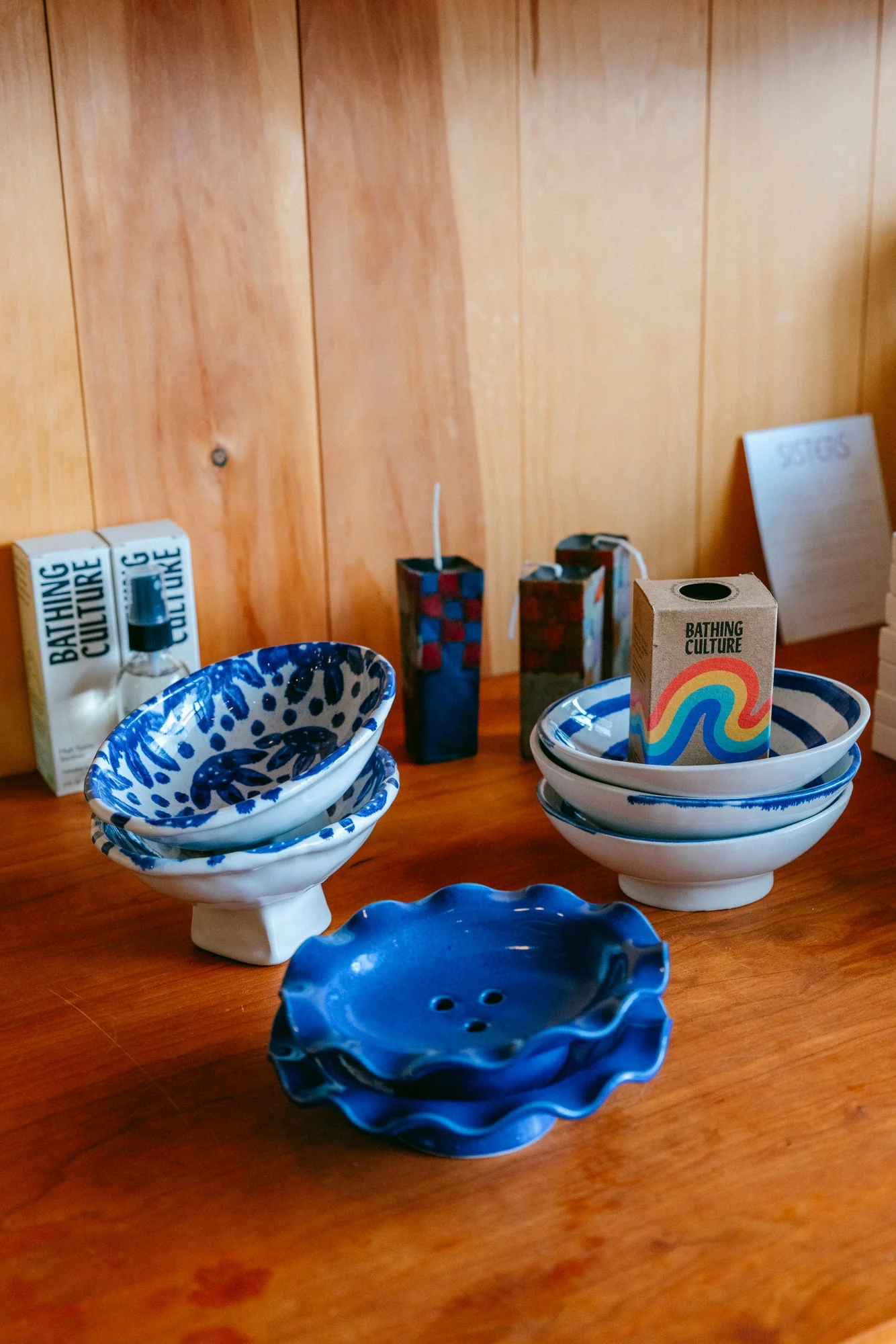 Oval Blue Wave Soap Dish - Image 5