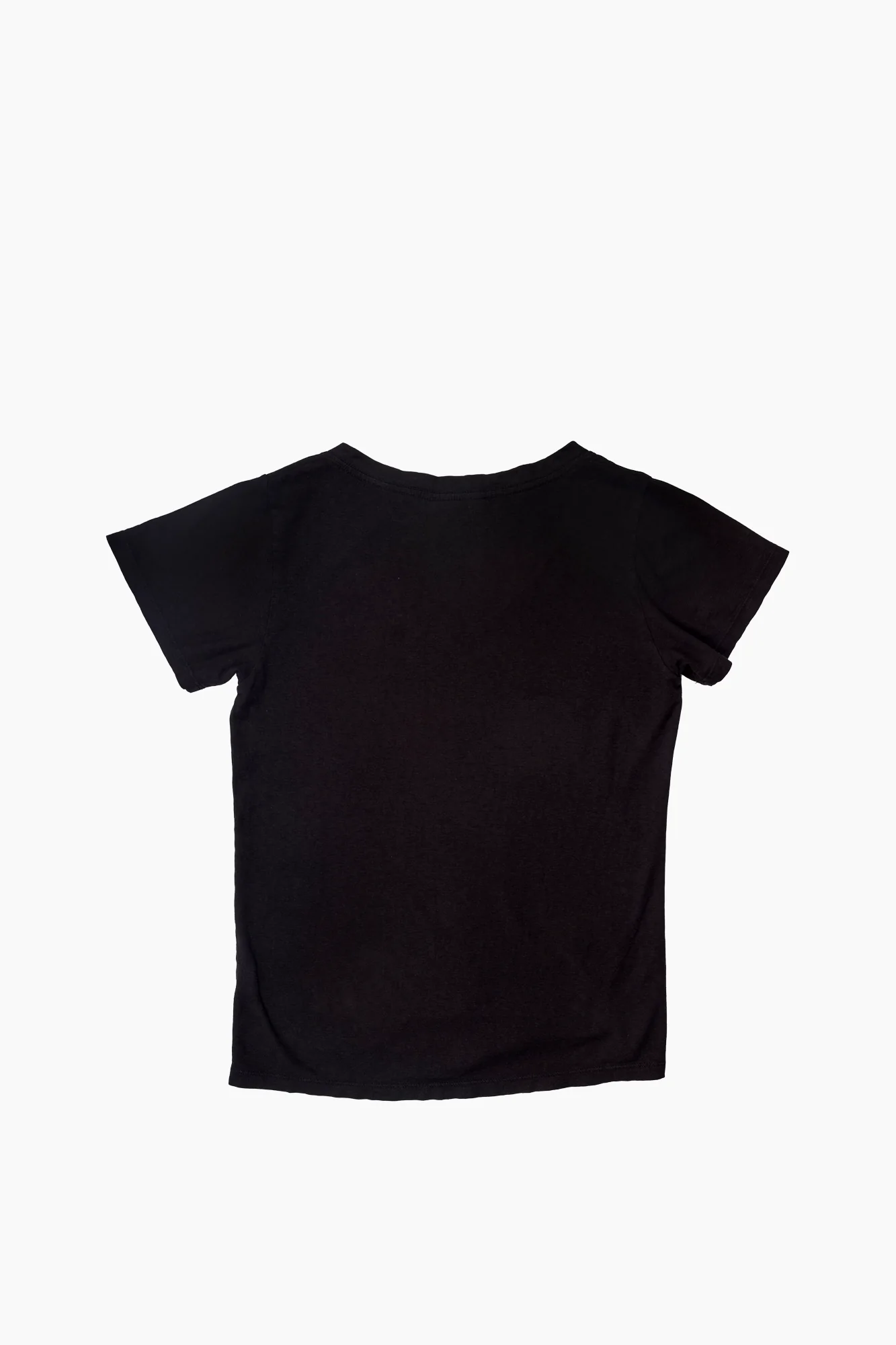 Paige V-Neck Tee | Black - Image 6