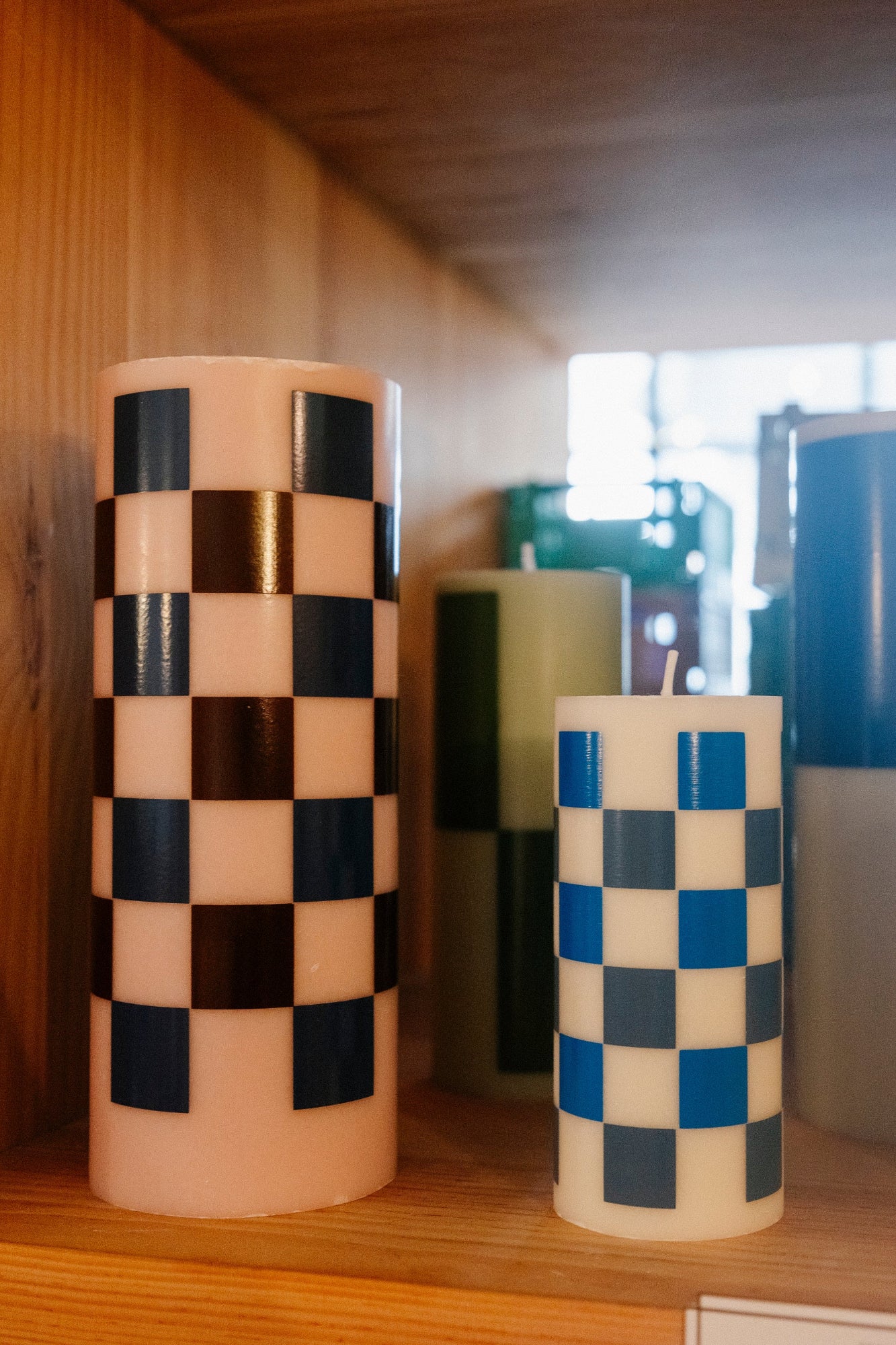 Pattern Column Candle | Small | 3 Colors - Image 6