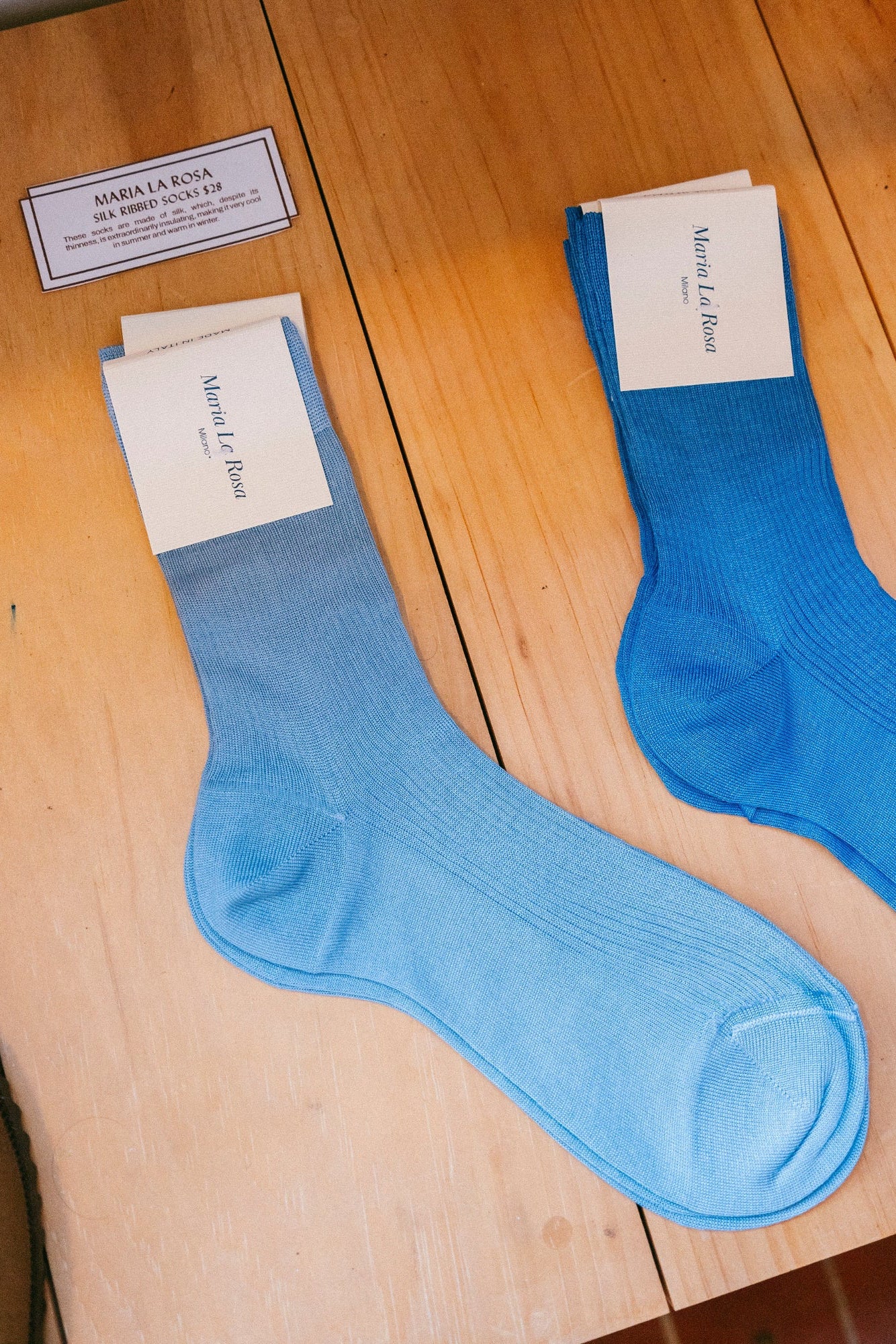 Silk Ribbed Socks - Image 4