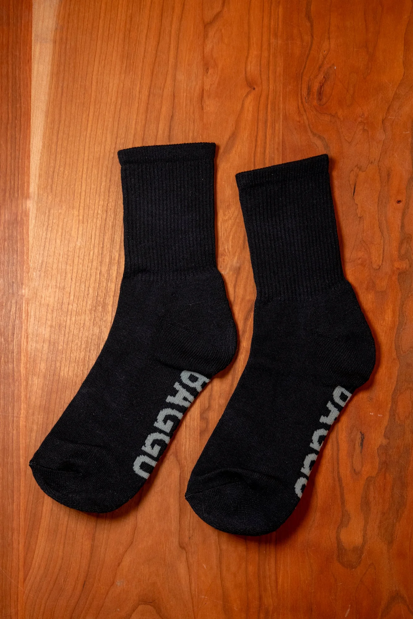 Ribbed Socks | Black - Image 2