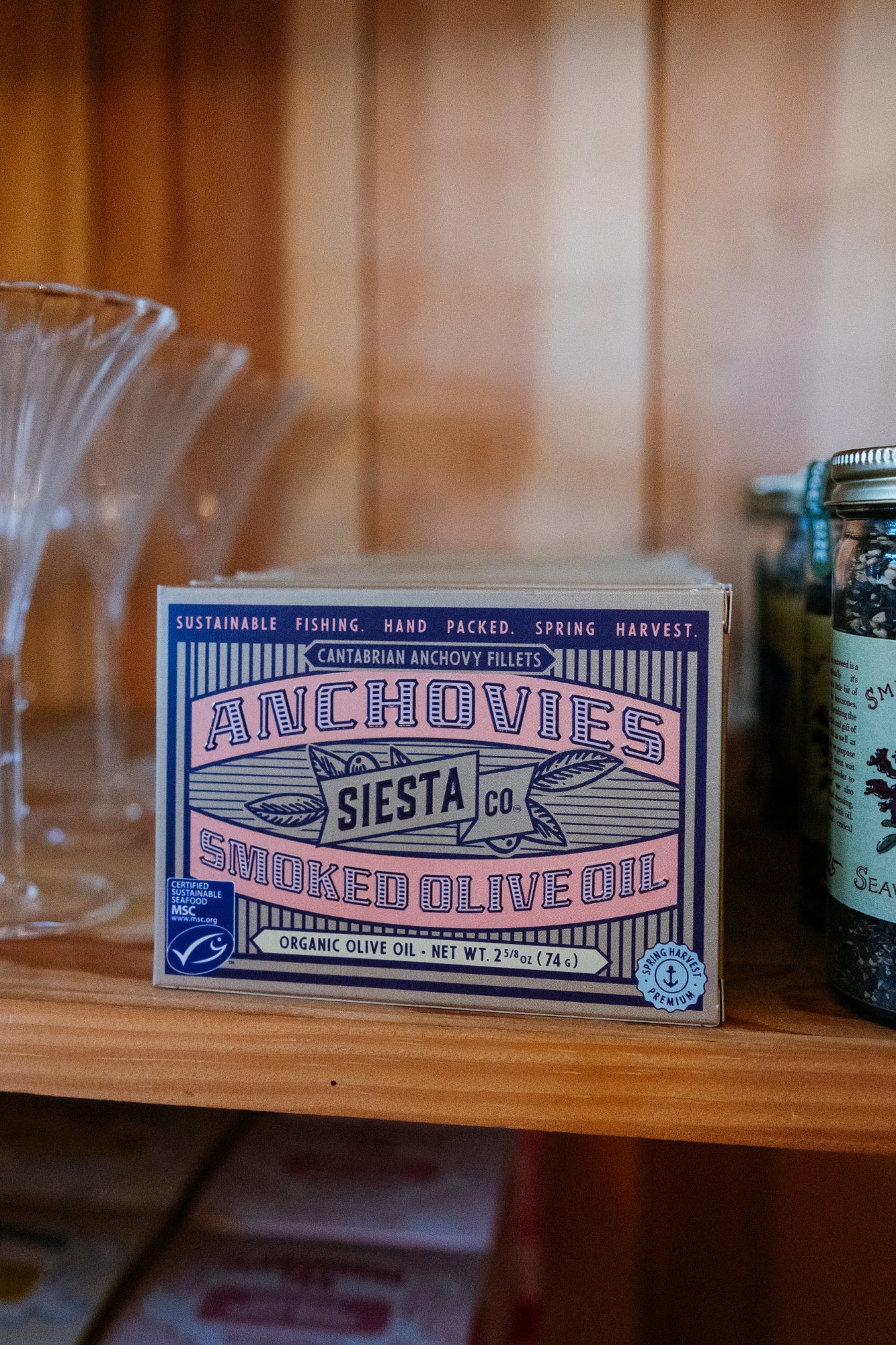 Cantabrian Anchovies in Smoked Organic Extra Virgin Olive Oil - Image 3