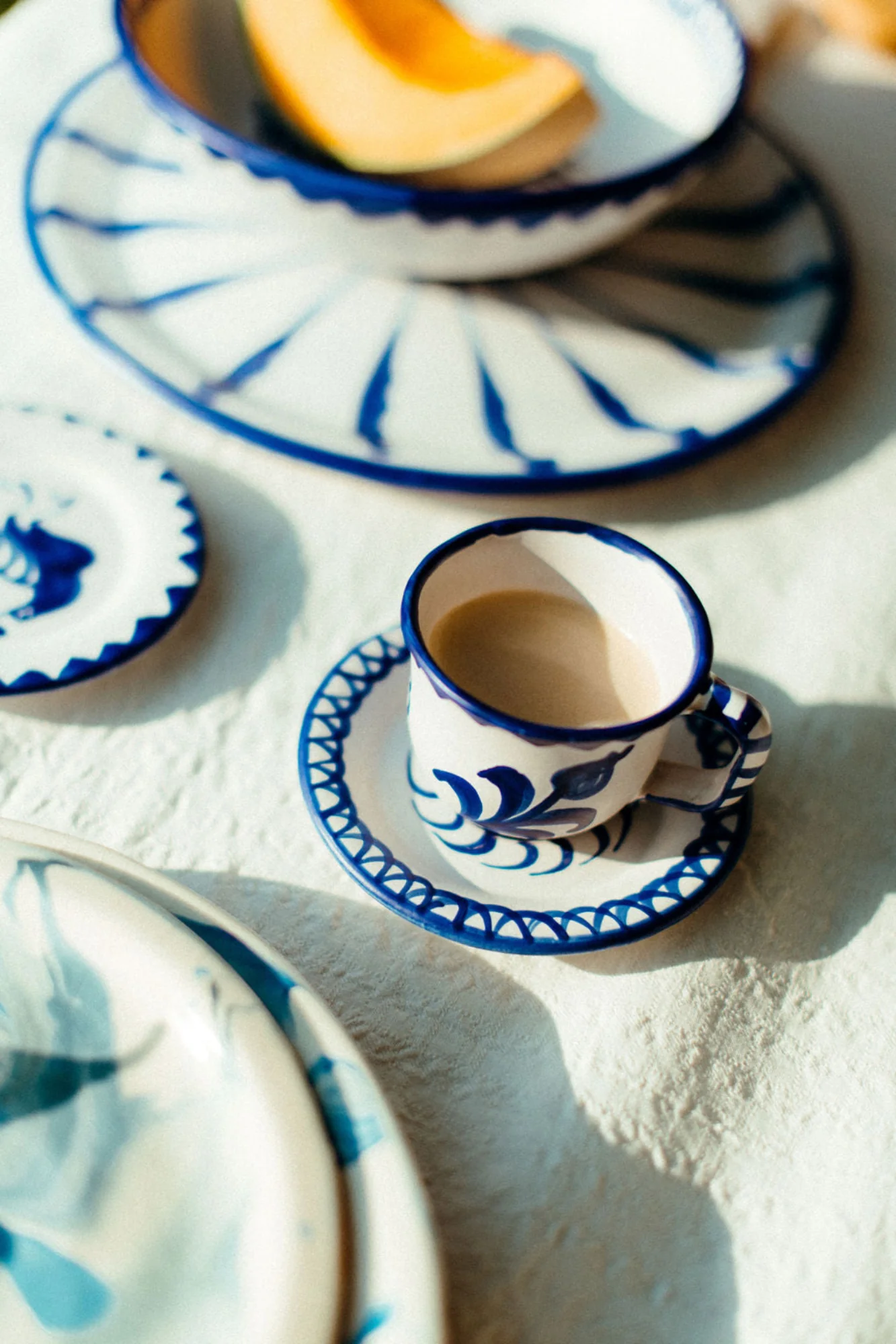 The Candy Cane Dinner Plate | Blue - Image 5