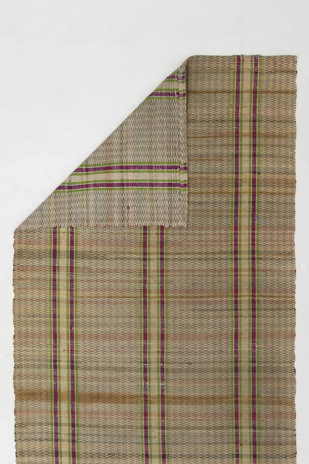 Antique Turkish Low Pile Rug - Image 2